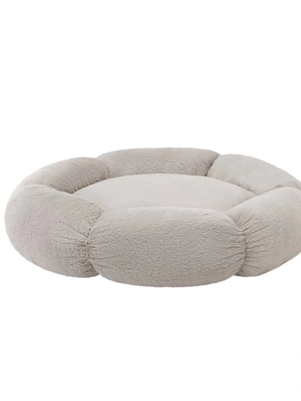 Friends Forever Size Small Flower Donut Dog/Cat Pet Bed. 23” in Diameter. NWT.